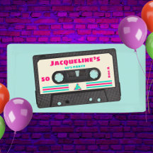 Retro Ochties Music Mix Tape 50th Birthday Party