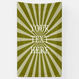 Lona Retro Rays blanco transparente + tu idea