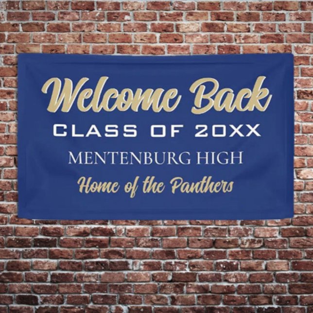 Lona ¡Reunión! Bandera Reunión de clase personalizado (Subido por el creador)