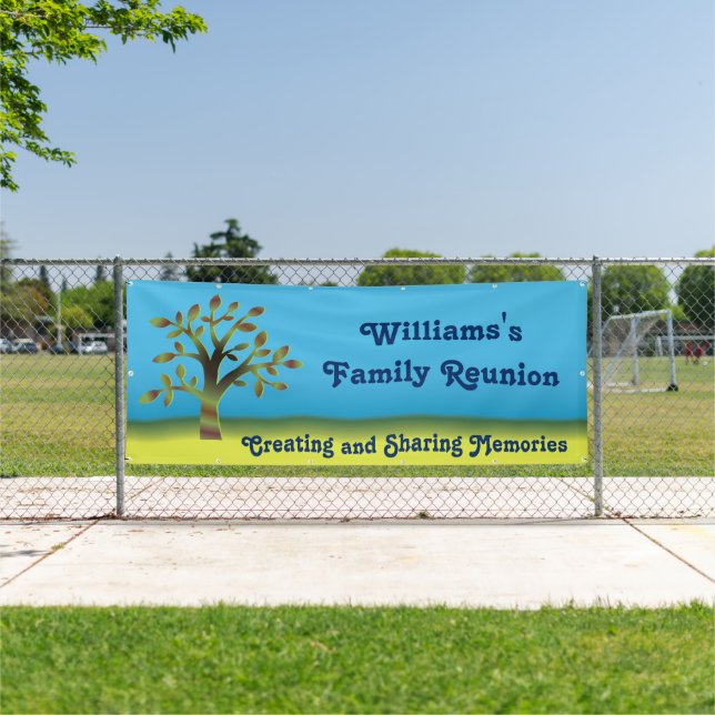 Lona Reunión de árbol familiar (in situ)