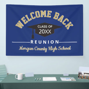 Lona Reunión de clase de bienvenida grande