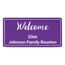 Reunión de familiares Royal Purple y White Name