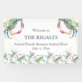 Lona Reunión de la Familia Crab Feed