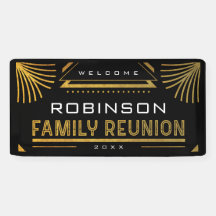 Reunión de la familia Gold Art Deco