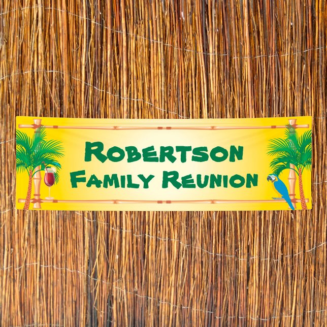 Lona Reunión de la familia Tiki Beach (Subido por el creador)