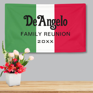 Lona Reunión de nombre de apellido italiano personaliza