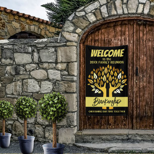 Lona Reunión familiar entrega hojas de árbol a Personal