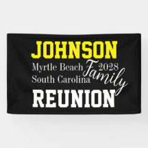 Reunión familiar Fiesta de tipografía moderna