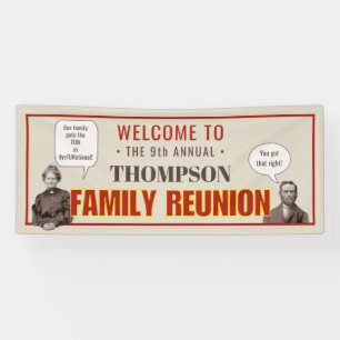 Lona Reunión familiar   Foto divertida de You Caption