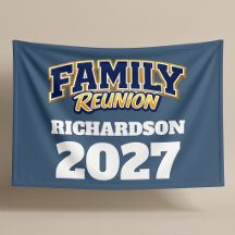 Reunión Familiar Nombre Personalizado Año