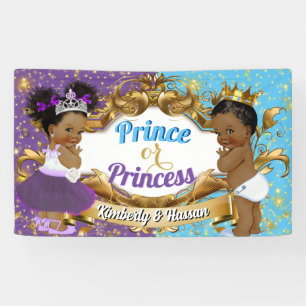 Lona Revelación de género de Príncipe o Princesa Real A