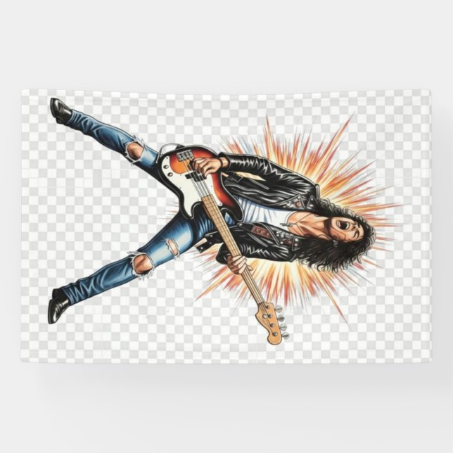 Lona Rock music banner (Horizontal)