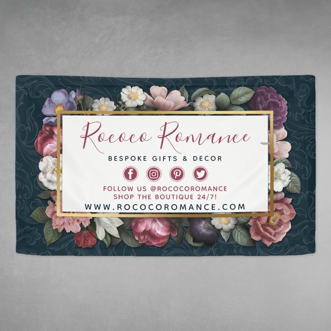 Lona Rococo Damask y elegante pantalla de publicidad fl (Subido por el creador)