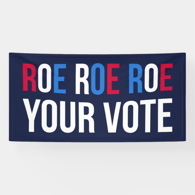 Lona Roe Tu Voto II (Horizontal)