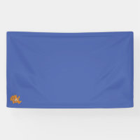 rojo, gris, naranja, pinta marrón Vinyl Banner