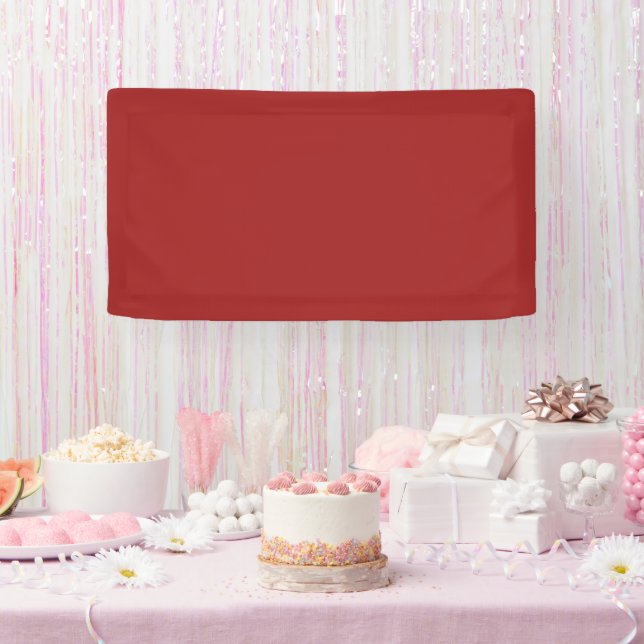 Lona Rojo tradicional - Banner (Fiesta)