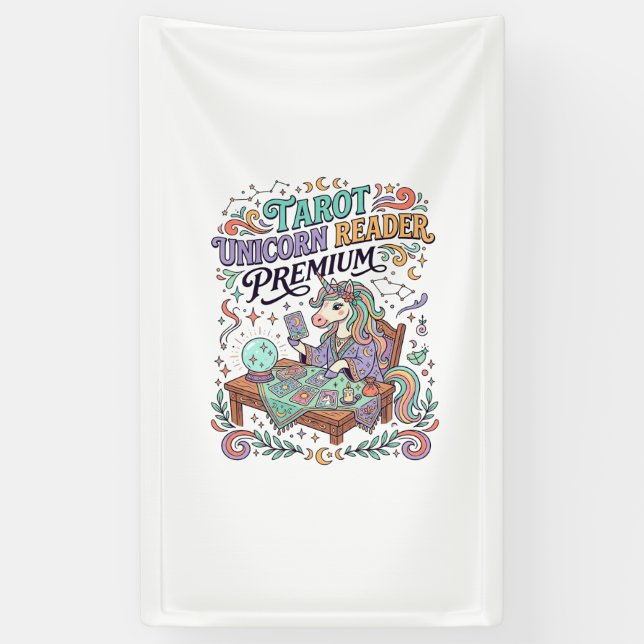 Lona Ropa de Appare Premium Lector de Tarot Unicornio K (Vertical)