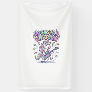 Lona Ropa gráfica encantadora de Unicornio Rockstar Uni