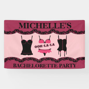 Lona Ropa interior rosada, fiesta de Bachelorette