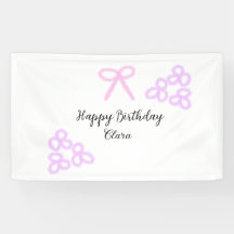 Ropa rosa morado floral pastel feliz cumpleaños