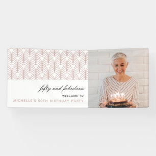 Lona Rosa 50 y fabuloso cumpleaños Art Déco 50