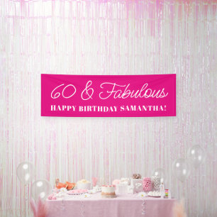 Lona Rosa Caliente 60 y Fabulosa