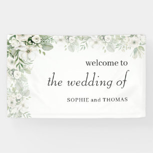 Lona Rosa floral verde turbio boda acuarela