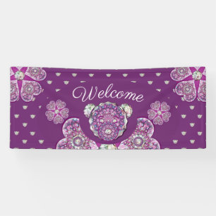 Lona Rosace azul o rojo para bebé y niño