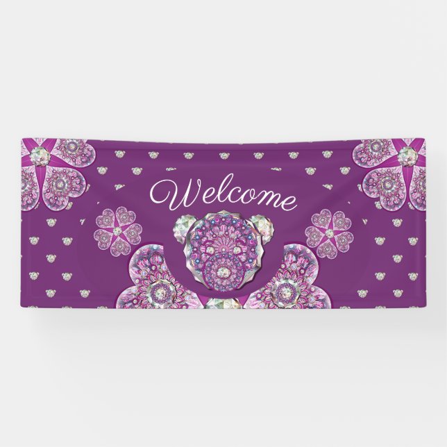 Lona Rosace azul o rojo para bebé y niño (Horizontal)