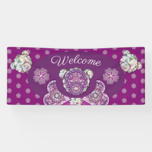 Lona Rosace azul o rojo para bebé y niño