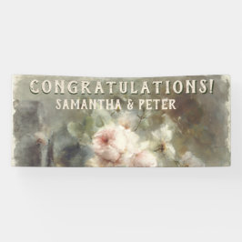 Lona Rosas antiguos Floral elegante color de agua rosa 