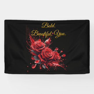 Lona Rosas en flor - Cumpleaños elegante