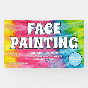 Lona Rótulo de banner comercial de pintura facial