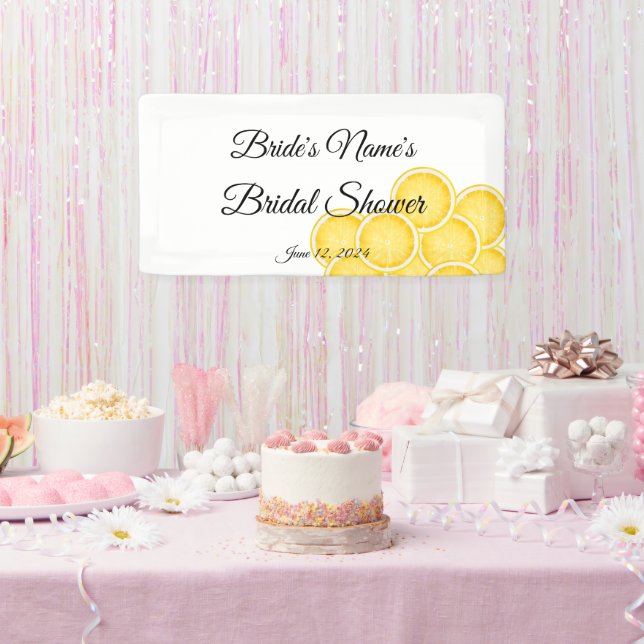 Lona Rótulo de Fiesta Personalizado de ducha de novia L (Fiesta)