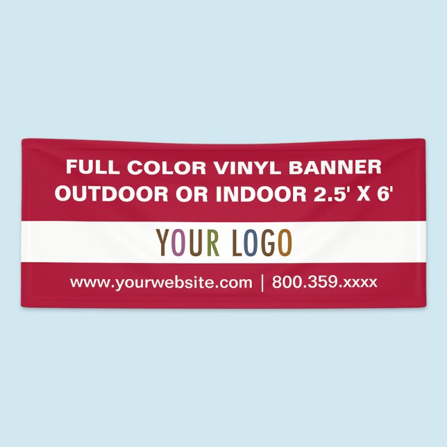 Lona Rótulo de Personalizado de banner de vinilo al air (MISOOK Vinyl Banner with Logo 2.5 x 6 ft)