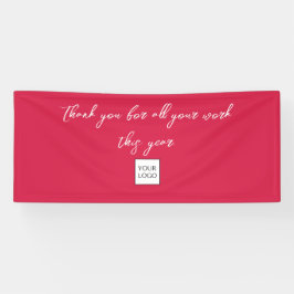 Lona Rótulo de vacaciones de empleados