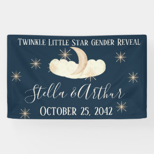 Lona Rótulos Fiestas de Estrella Pequeña de Twinkle - G