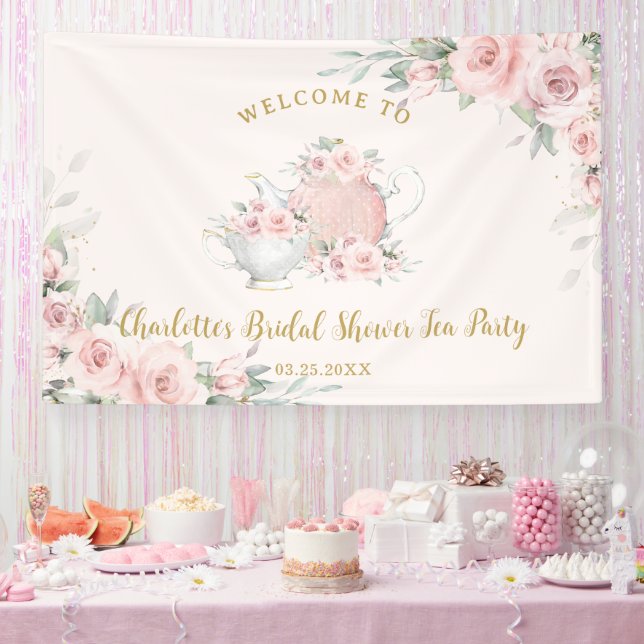 Lona Rubor Floral High Tea Fiesta Bridal Baby Shower (Fiesta)