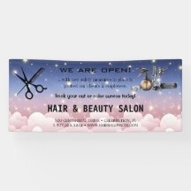 Rubor & Gold Whisk Scissors Salón de pelo reapertu