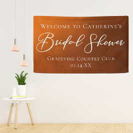 Lona Rustic Bridal Shower Personalized Welcome