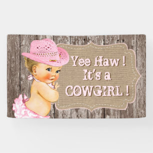 Lona Rustic Cowgirl Baby Shower