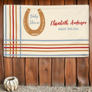 Lona Rustic Western Horseshoe Baby Shower