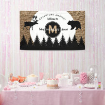 Rústico Camping al aire libre Adventure Baby Showe