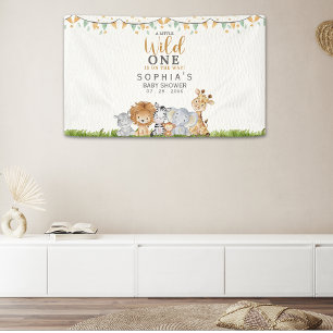 Lona Safari Animals Baby Shower Boy