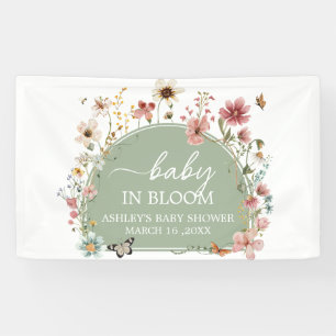 Lona Sage Green Baby Bloom Baby Shower