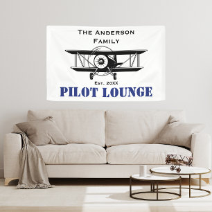 Lona Sala de Pilotos Enfriada Avión Aviación Personaliz
