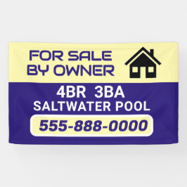 Lona "Sale by Owner" customized banner