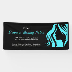 Lona Salón de belleza (turquesa)