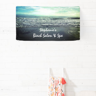 Lona Salón Tropical Spa Beach Ocean Artistic Business
