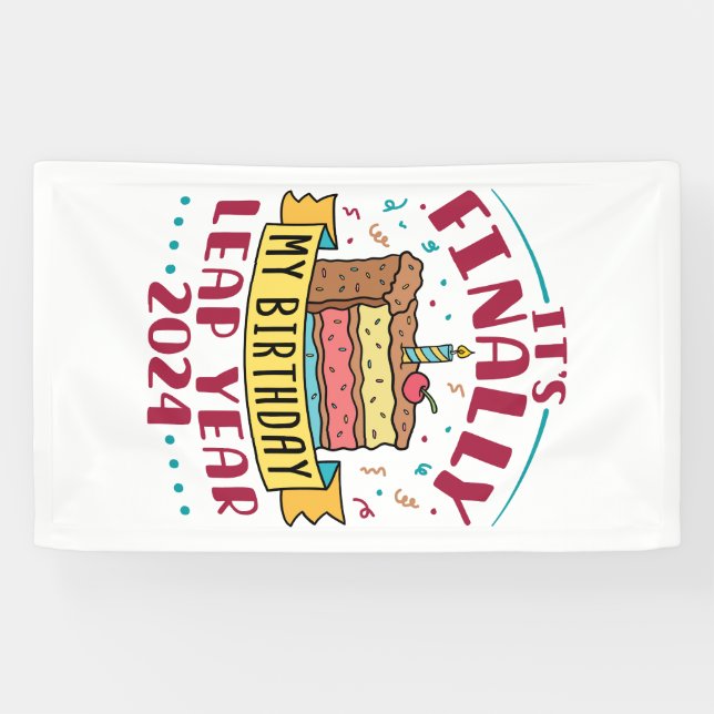 Lona Salto año 2024 es mi cumpleaños (Horizontal)